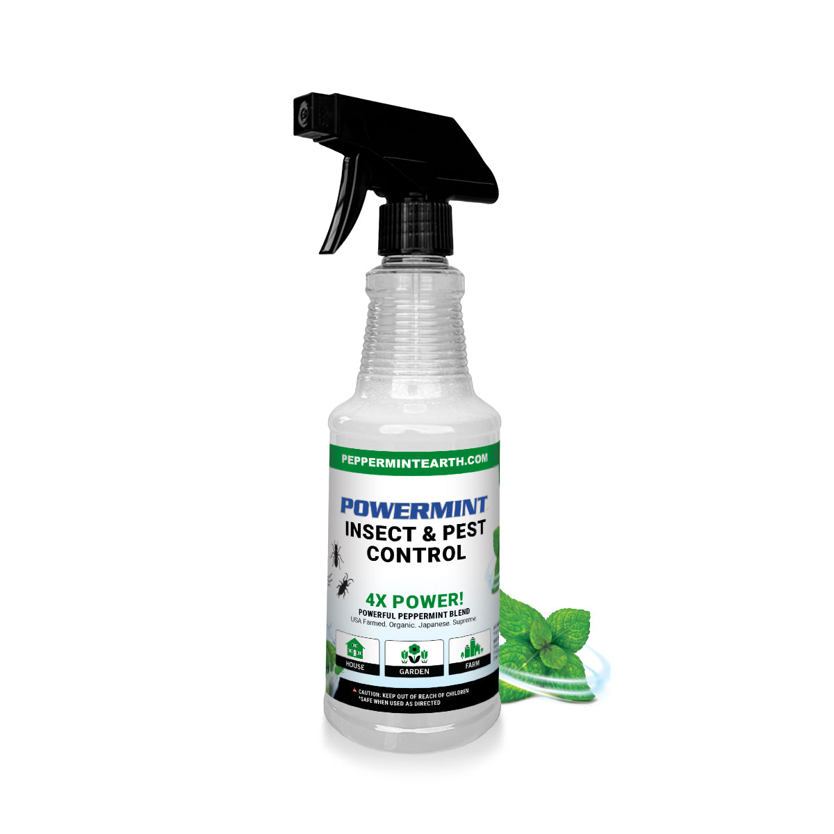 peppermint garden spray Powermint 16oz Pest & Insect Control – Powermint by Certified Earth Friendly Technologies Corp