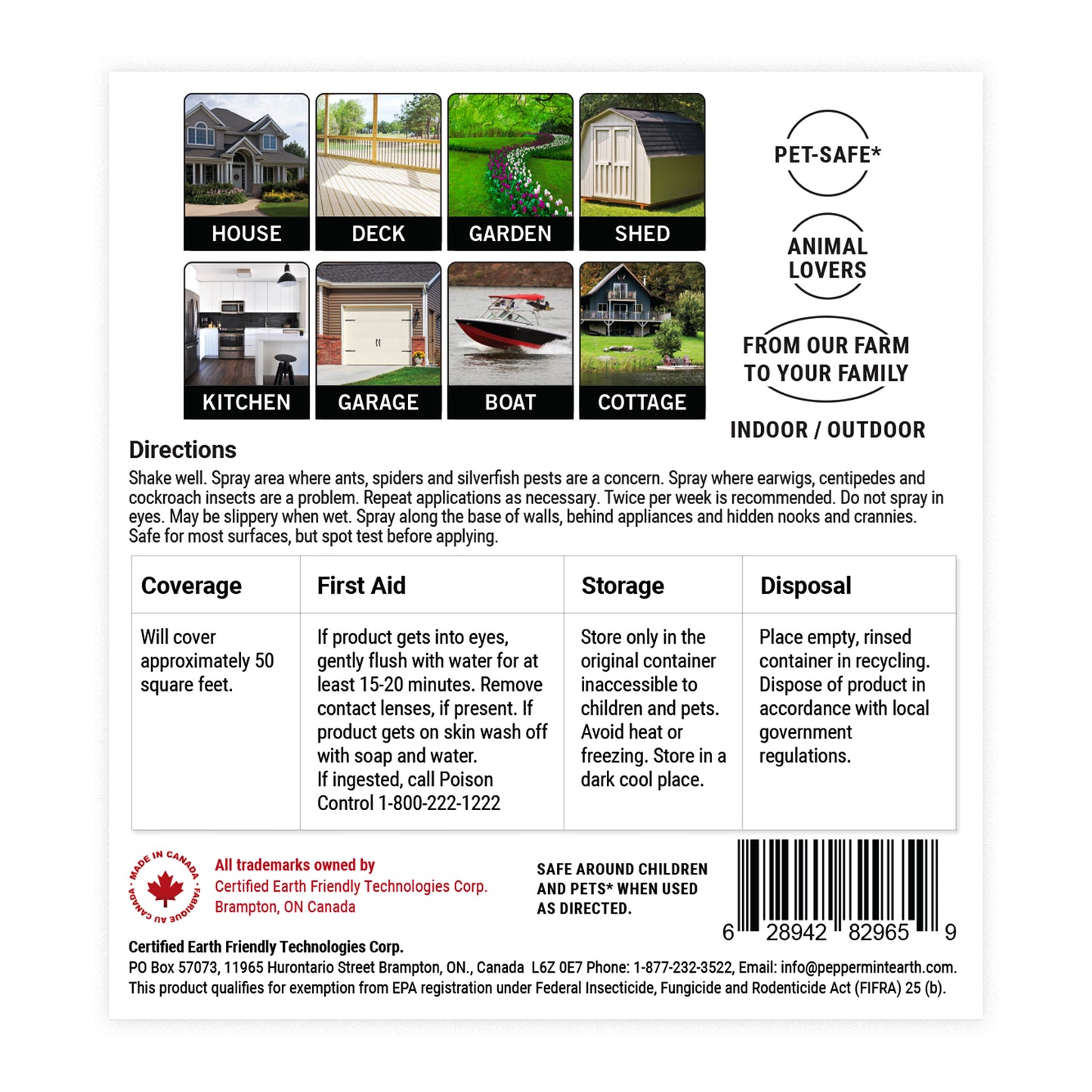 Powermint 16oz Pest & Insect Control