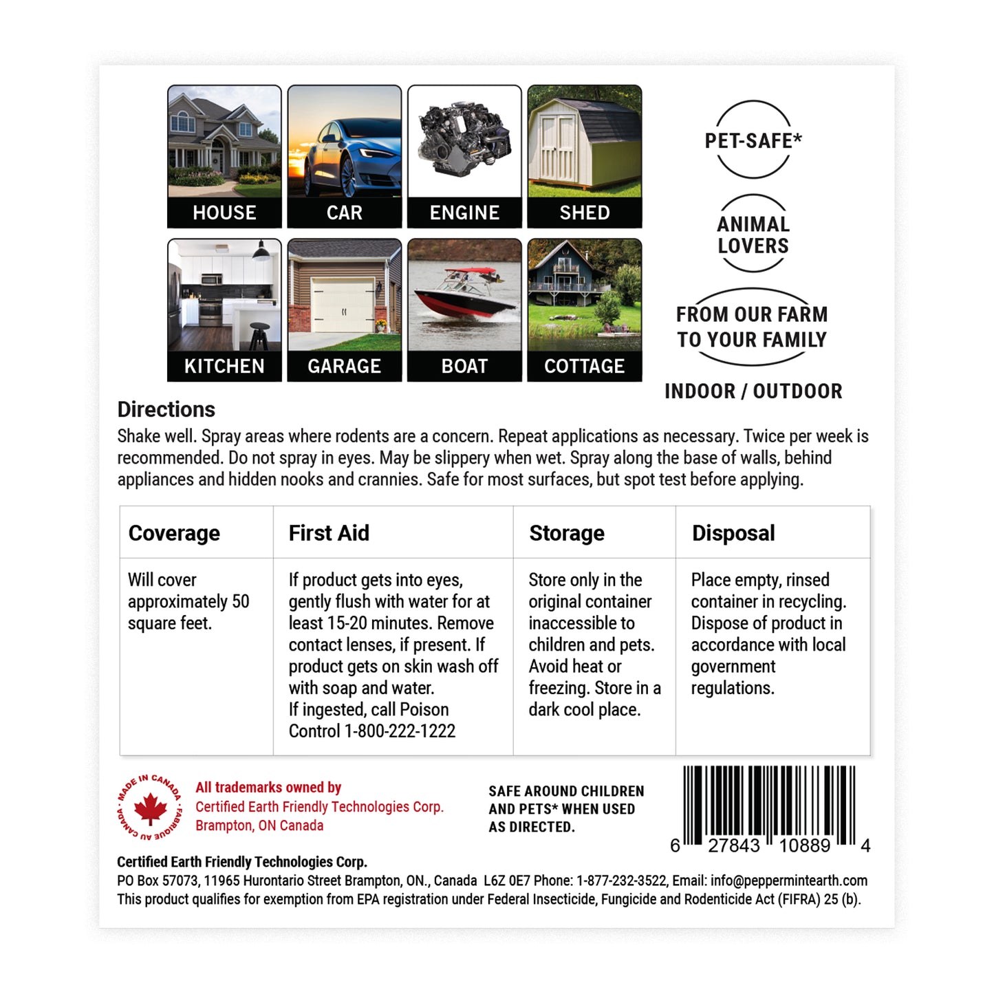 Powermint 16oz Rodent Repellent