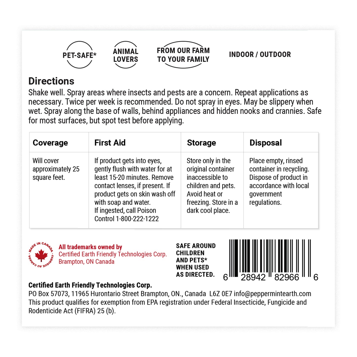 Powermint 8oz Pest & Insect Control 2-Pack