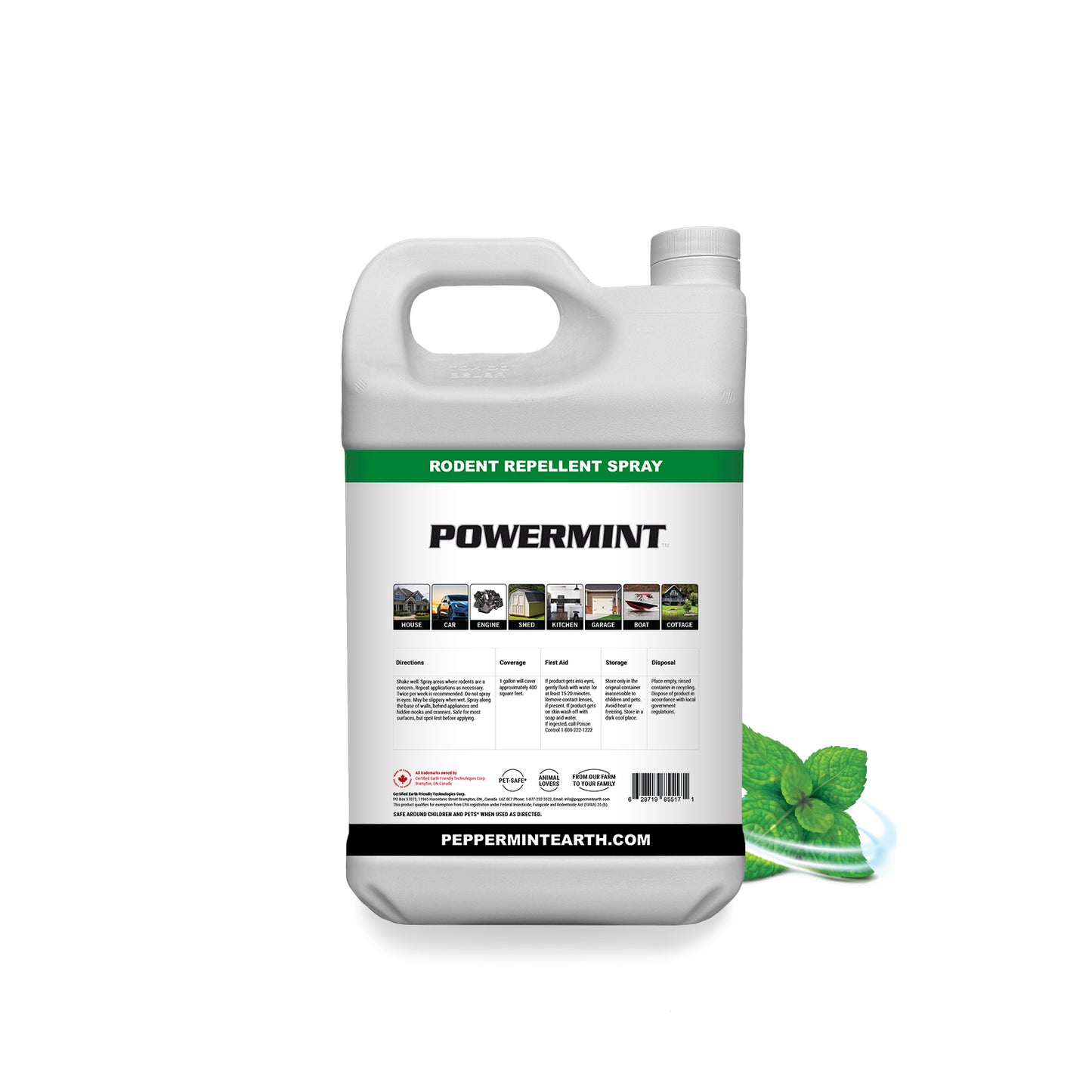 Powermint 1 Gallon Rodent Repellent