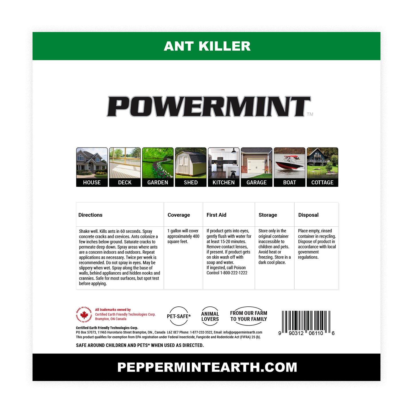 Powermint 1 Gallon Ant Killer