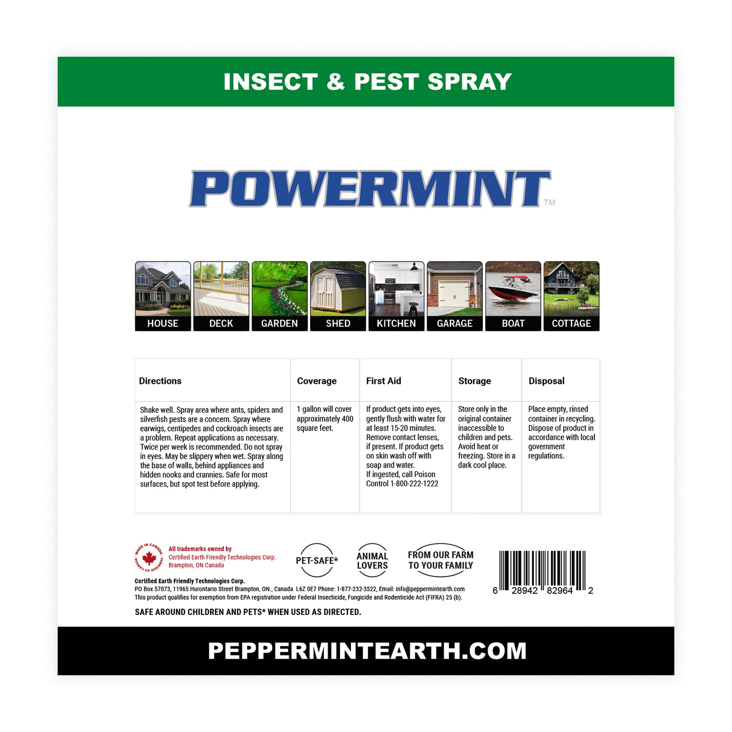 Powermint 1 Gallon Insect & Pest Control
