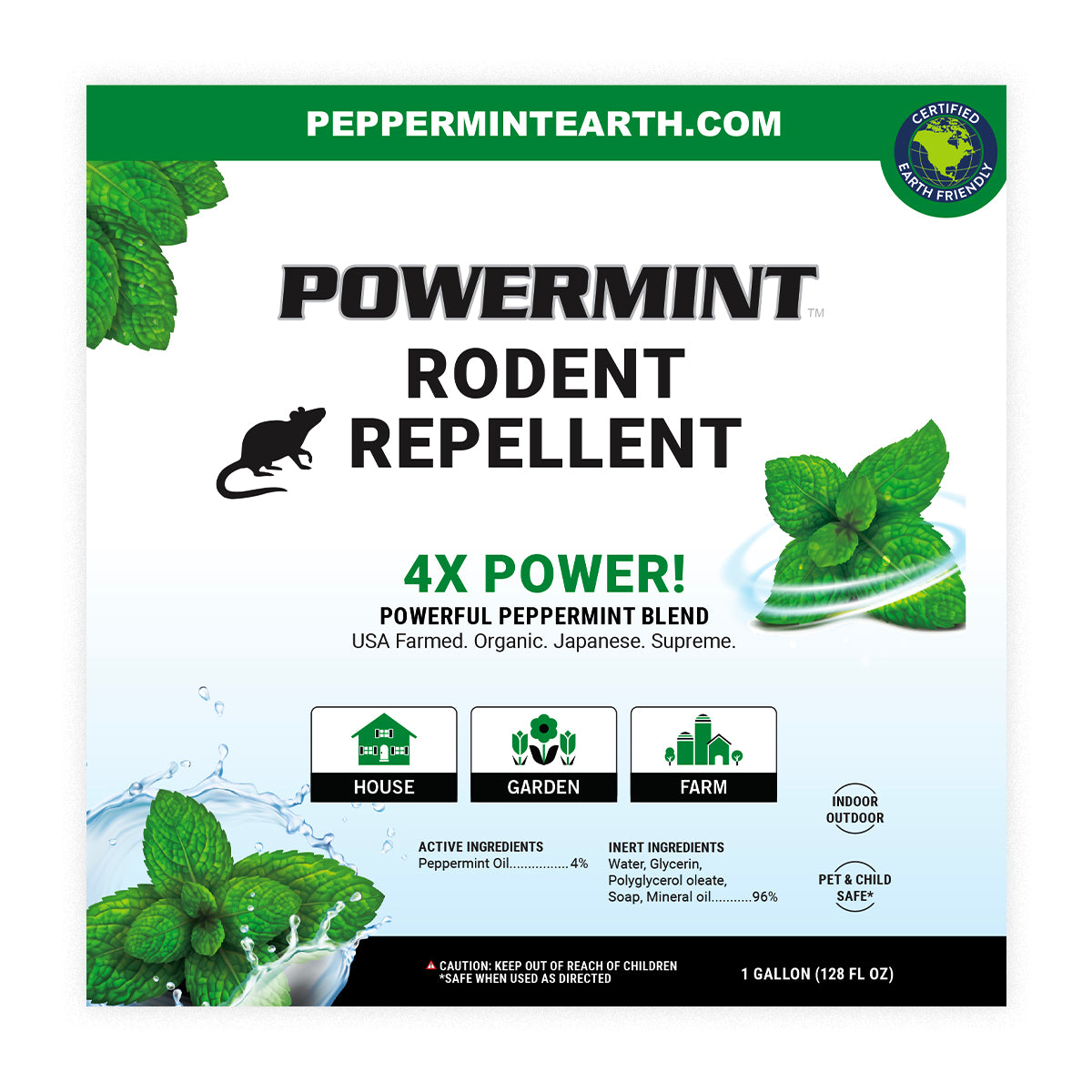 Powermint 1 Gallon Rodent Repellent