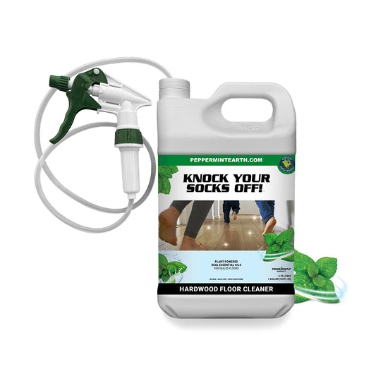 Powermint 1 Gallon Knock Your Socks Off Hardwood Floor Cleaner