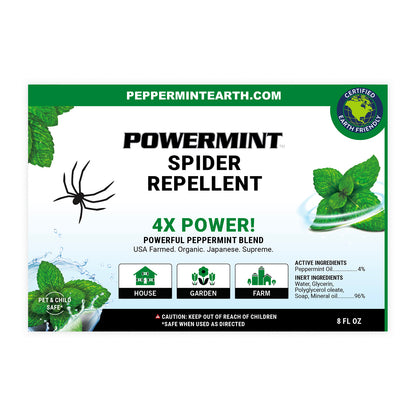 Powermint 8oz Spider Repellent 2-Pack