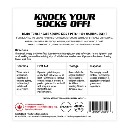 Powermint 16oz Knock Your Socks Off Hardwood Floor Cleaner