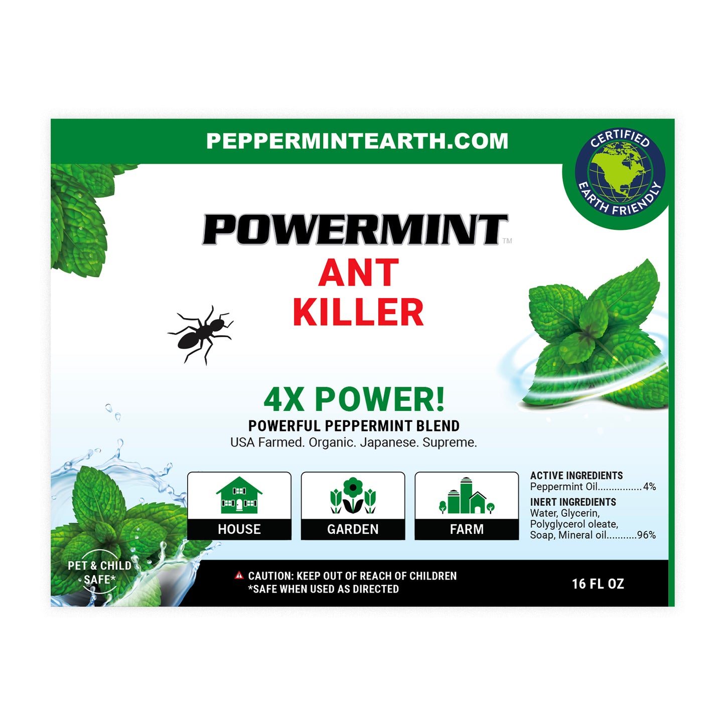 Powermint 16oz Ant Killer