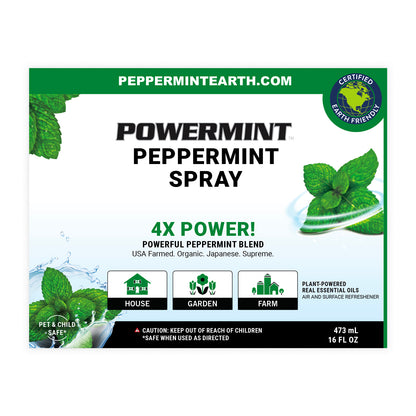 Powermint 16oz Canada Peppermint Spray