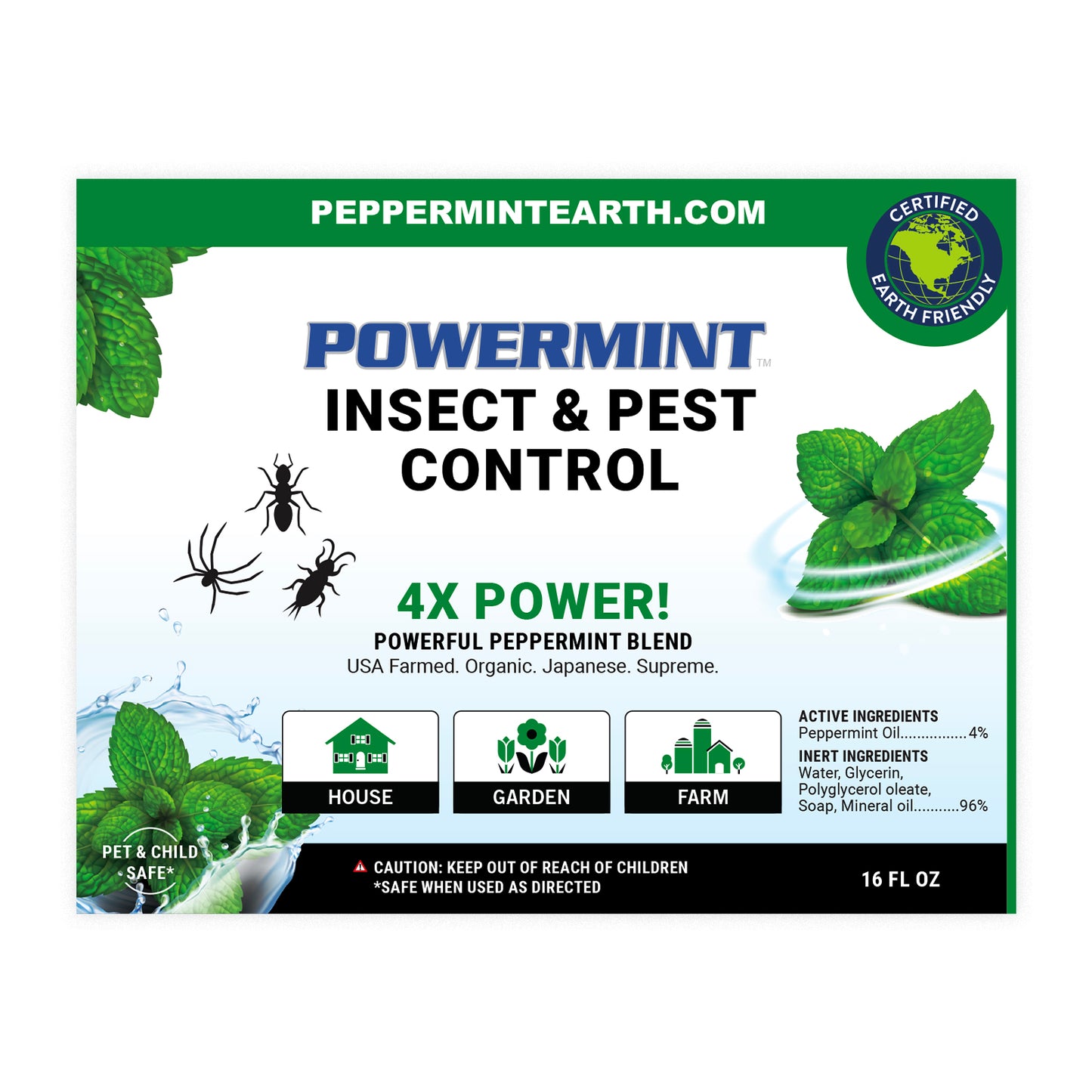 Powermint 16oz Pest & Insect Control