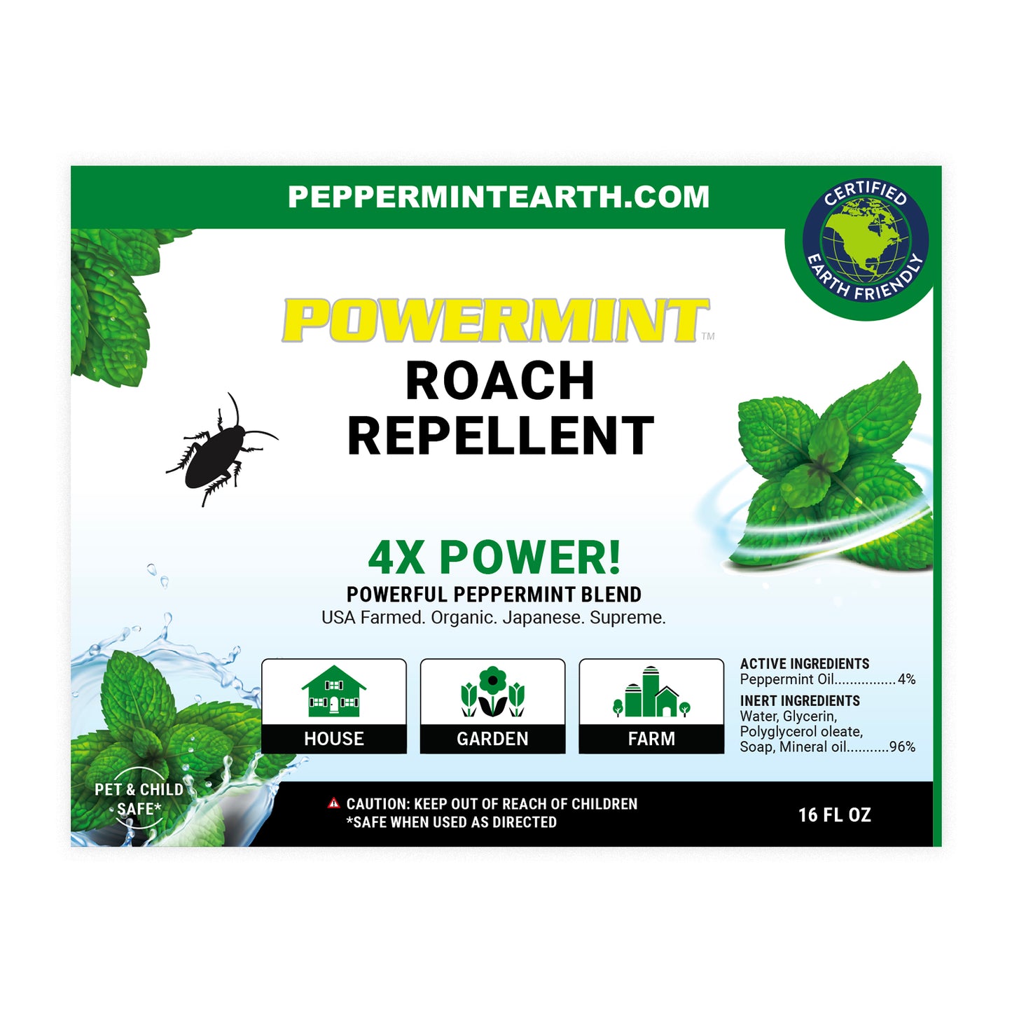 Powermint 16oz Roach Repellent