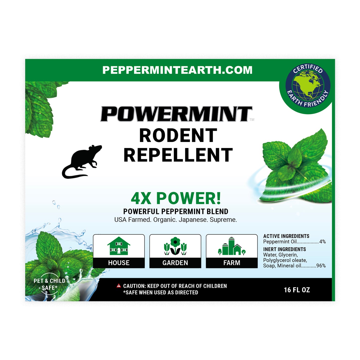 Powermint 16oz Rodent Repellent