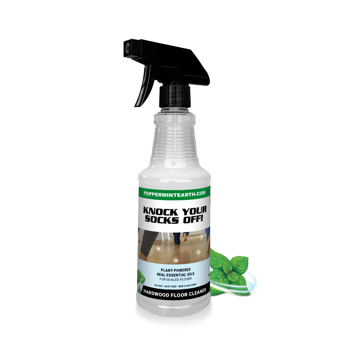 Sock Cleaner Powermint 16oz Knock Your Socks Off Hardwood Floor Cleaner – Powermint ...