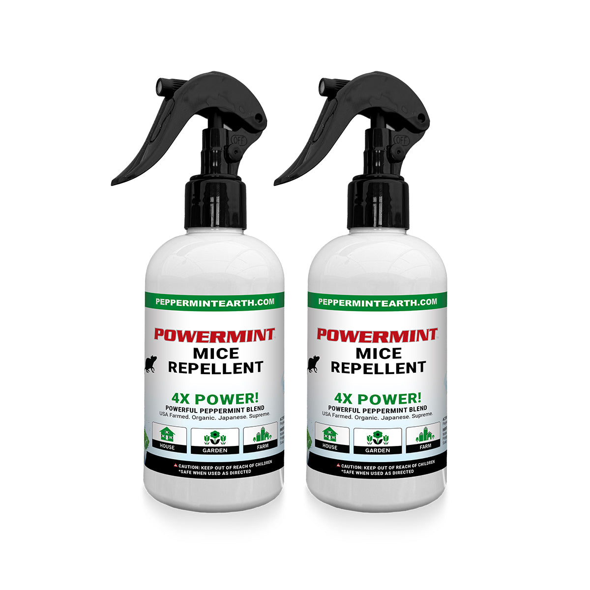 Powermint 8oz Mice Repellent Spray 2-Pack – Powermint by Certified ...