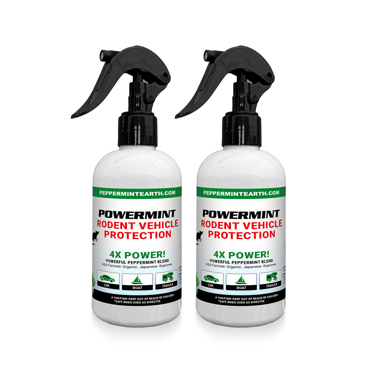 Powermint 8oz Rodent Vehicle Repellent 2-Pack