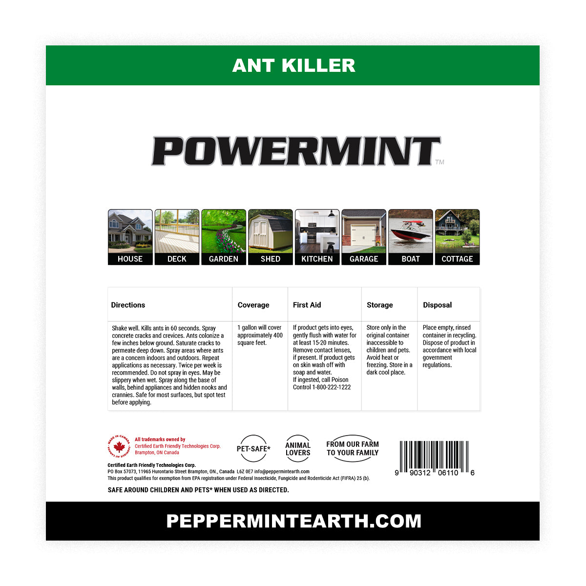 Powermint 1 Gallon Ant Killer