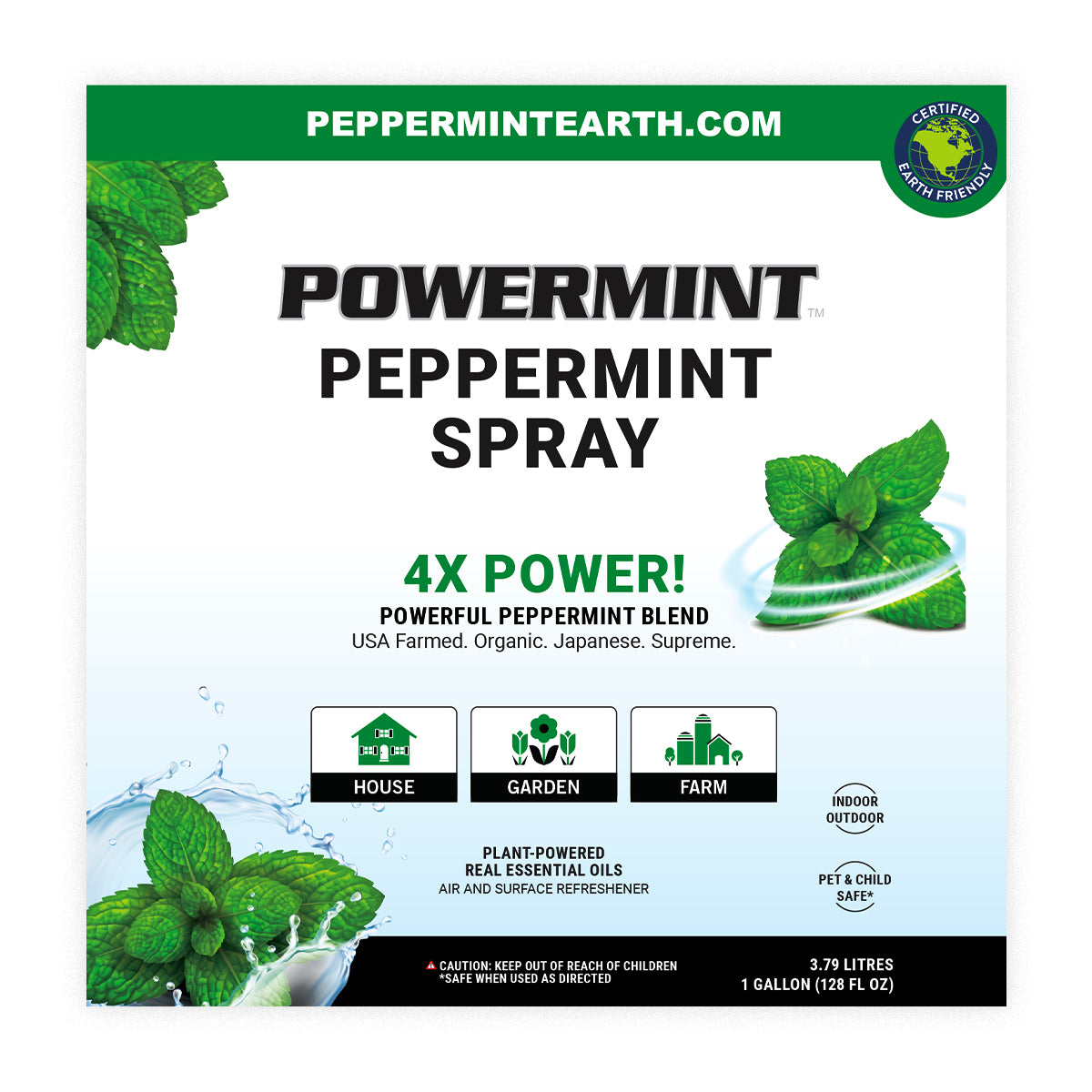 Powermint 1 Gallon Canada Peppermint Spray